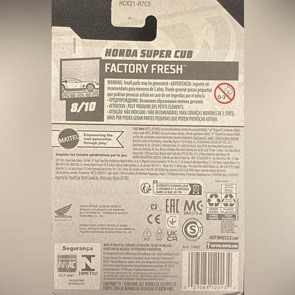 β
π 4/20 π 2022 HOT WHEELS 8/10 HW FACTORY FRESH HONDA SUPER CUB #169/250 - Picture 2 of 3